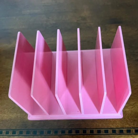 Vintage Rogers Letter Holder Organizer Pink - Picture 3 of 7